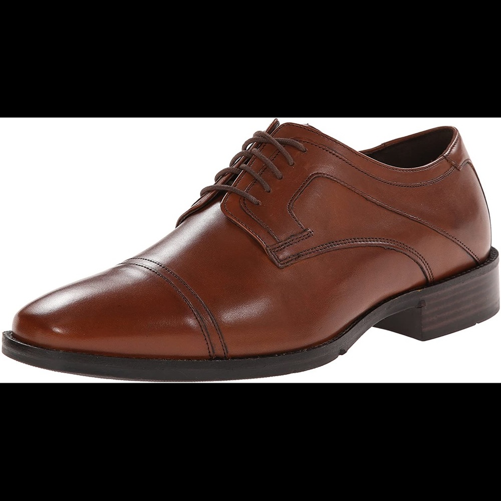 Johnston & Murphy Brown Leather Oxford Dress Shoes